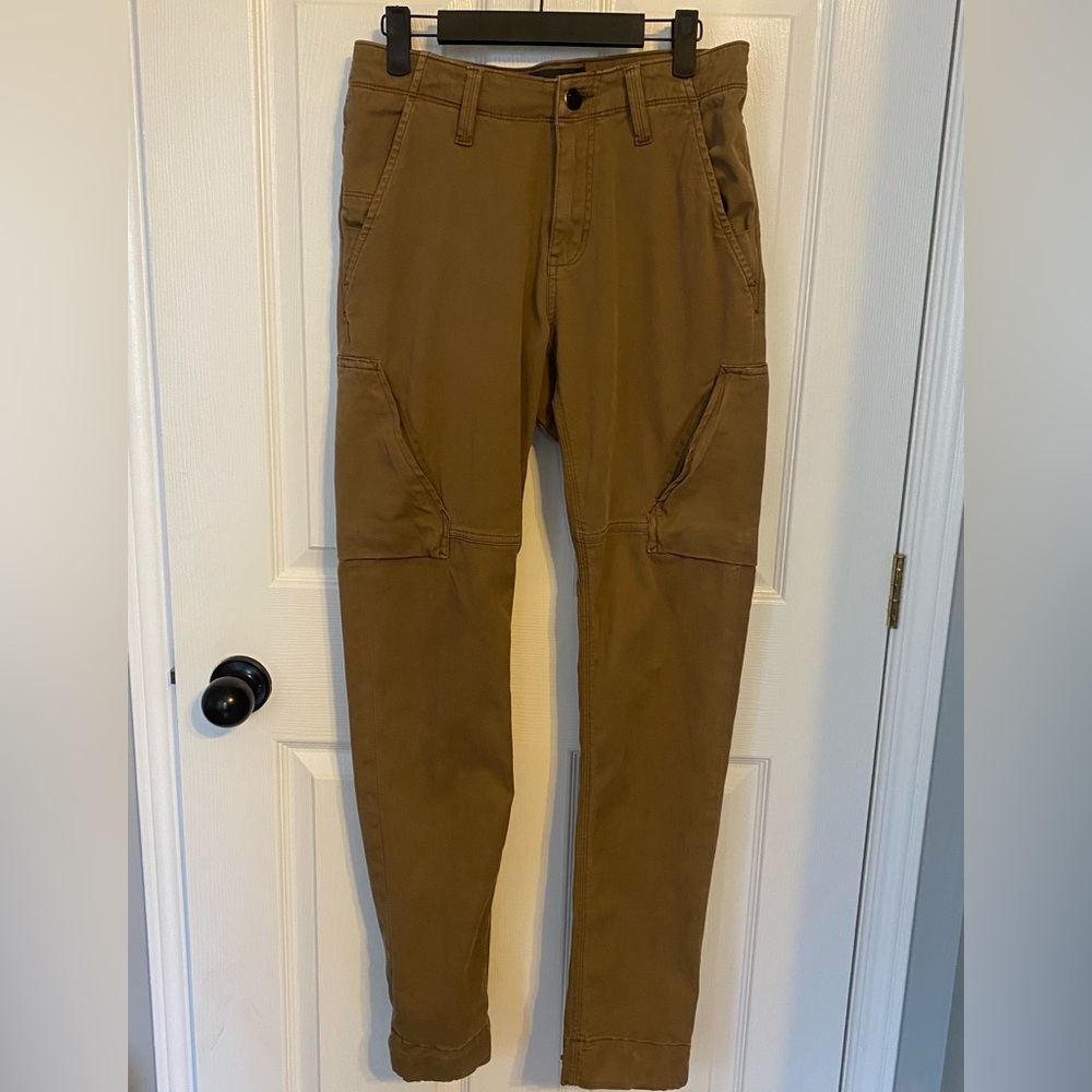 DU/ER Women's Brown Water Repel Stretch Cargo Pants